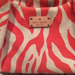 Kate Spade Zebra Coral Purse